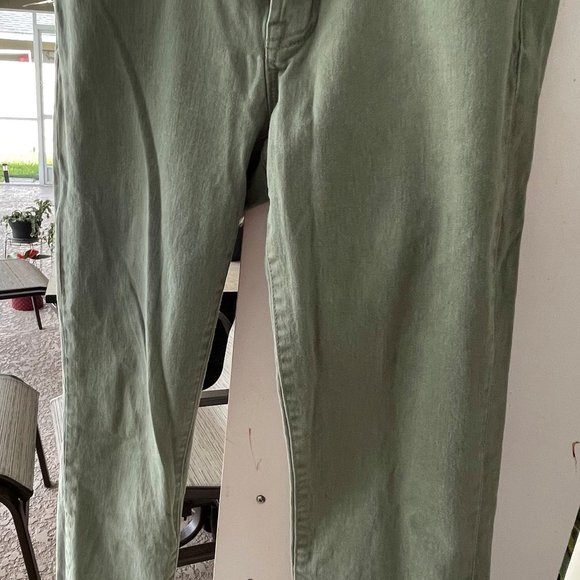 Jcrew army green jeans - skinny fit. - Picture 2 of 3